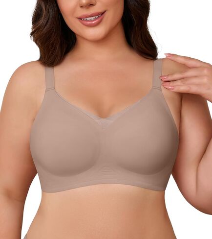 DeAngelmon Wireless Bras for Women Mesh v Bralette Bralette Complete Coverage Tshirt كل يوم in Kuwait