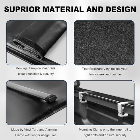 غلاف سرير الشاحنة الصلبة الأكثر شاحنًا ، يتوافق مع 2004-2015 نيسان تيتان فليتسايد 5.5 قدم إلى 67 بوصة (مع مربع مع تيتان) 4 أضعاف سرير الألومنيوم in Kuwait