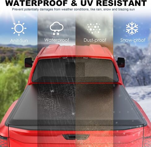 غلاف سرير الشاحنة الصلبة الأكثر شاحنًا ، يتوافق مع 2004-2015 نيسان تيتان فليتسايد 5.5 قدم إلى 67 بوصة (مع مربع مع تيتان) 4 أضعاف سرير الألومنيوم in Kuwait