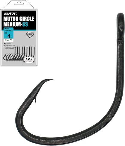 BKK Hooks A-BR-5051 Mutsu Circle Light-Ss (B-25) Size 5/0# 25 Pack in Saudi Arabia