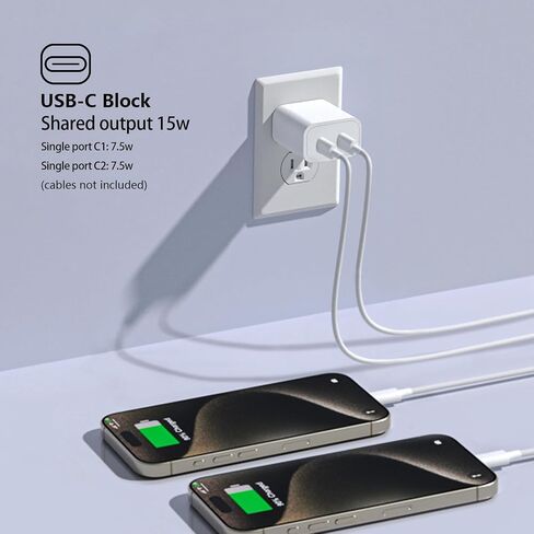 USB C Charger Block 1Pack for iPhone 16 Pro Max Charger Fast Charging 20W PD Power Adapter,Single Port Type C Wall Charger for Apple Watch iPhone 15/15 Pro/15 Pro Max/15Plus/14/13/12/11,Xs/X, for iPad in Saudi Arabia