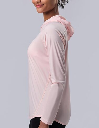 3 Pack: Women's Active Lightweight Long Sleeve Hoodies, UPF Sun Protection Pullover Shirts with Thumb Holes in Kuwait