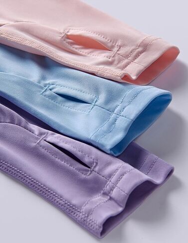 3 Pack: Women's Active Lightweight Long Sleeve Hoodies, UPF Sun Protection Pullover Shirts with Thumb Holes in Kuwait