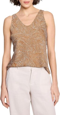NIC+ZOE Women's Swirling Sands Woven Tank in Saudi Arabia