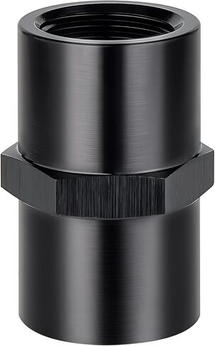 EVIL ENERGY 1/8″ NPT Female to 1/8″ NPT Female Fitting Adapter Straight Aluminum Black in Kuwait