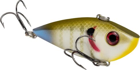Strike King (REYESD34-401) Red Eyed Shad Fishing Lure, 401 - Smokey Chrome/Blue, 3/4 oz, 3D Eyes in Saudi Arabia