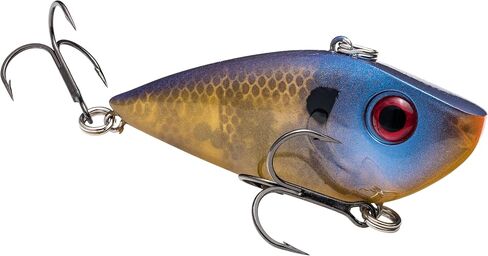 Strike King (REYESD34-401) Red Eyed Shad Fishing Lure, 401 - Smokey Chrome/Blue, 3/4 oz, 3D Eyes in Saudi Arabia
