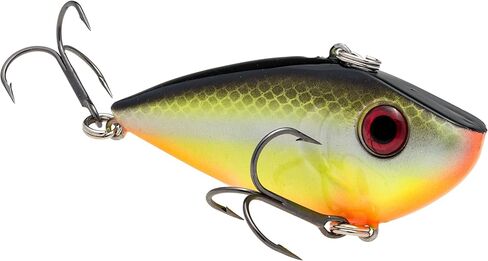 Strike King (REYESD34-401) Red Eyed Shad Fishing Lure, 401 - Smokey Chrome/Blue, 3/4 oz, 3D Eyes in Saudi Arabia