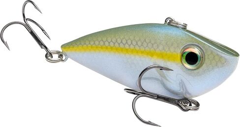 Strike King (REYESD34-401) Red Eyed Shad Fishing Lure, 401 - Smokey Chrome/Blue, 3/4 oz, 3D Eyes in Saudi Arabia