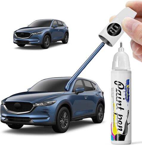 46G Machine Gray Touch Up Paint Compatible with Mazda, DIY Car Paint Scratch Repair, Quick & Easy Fix Automotive Scratch Repair for CX-5/CX-50/CX-30/CX-9/CX-90/CX-70/Mazda3/MX-5 in Saudi Arabia