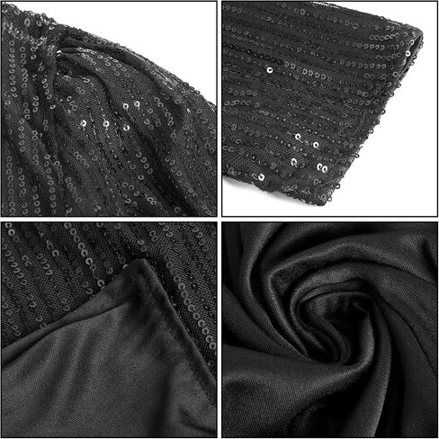 Estamico Women Open Front Sequins Jackets Fashion Long Sleeve Glitter Party Bomber Coat in Saudi Arabia
