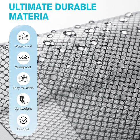 G4Free Waterproof Beach Tote Pool Bags for Women, Large Capacity Tote Bag With Wet Compartment for Weekender Travel in Saudi Arabia