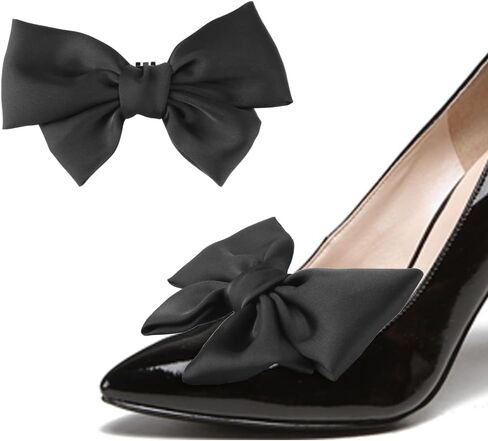 طريق محروم 2 PCS مقاطع أحذية القوس للنساء الأنيقة حفلات الحذاء الحذاء أقواس مقاطع لطيف القوس للأحذية in Kuwait