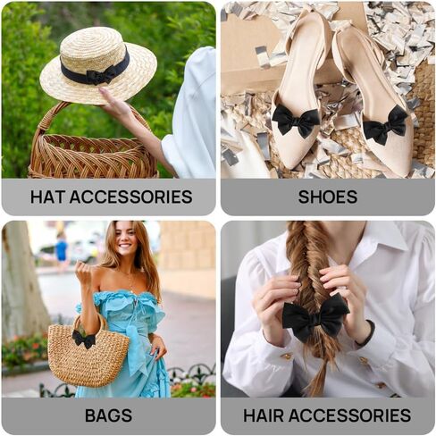 طريق محروم 2 PCS مقاطع أحذية القوس للنساء الأنيقة حفلات الحذاء الحذاء أقواس مقاطع لطيف القوس للأحذية in Kuwait