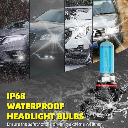 Headlight Bulbs Fit For GMC Acadia 2013-2019, 9012 High Low Dual Beam Combo, Super Bright 5500K White Light High Performance Halogen Light Bulbs, 2PCS in Saudi Arabia