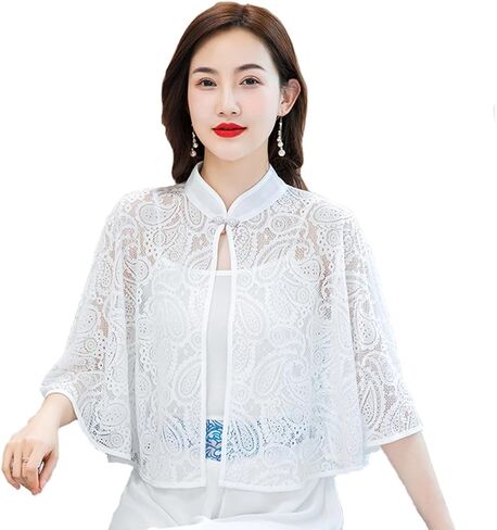 نساء زفاف الزفاف شالات التفاف الزفاف تجاهل الوقوف طوق كتف كارديجان تغطي in Kuwait