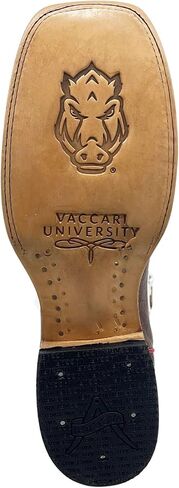 Vaccari Men's Brooks أصلية ناعمة النعامة الجلدية NCAA Athletics التطريز أحذية رعاة البقر الغربية in Saudi Arabia