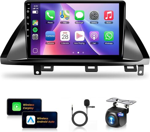 2+64 جيجا لسيارة Honda Odyssey 2005-2010 ستيريو راديو السيارة أندرويد، لاسلكي Apple Carplay Android Auto 10.1 بوصة شاشة لمس بلوتوث مستقبل صوت السيارة يدعم نظام تحديد المواقع واي فاي وكاميرا احتياطية FM/RDS HiFi SWC in Kuwait