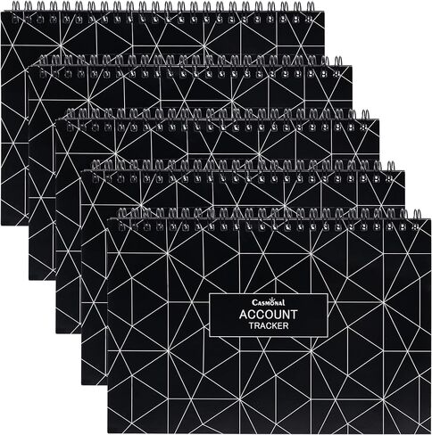 CASMONAL A5 Check Registers for Personal Checkbook, Big Checkbook Register & Financial Transaction Ledger Log Book for Small Business, Track Payments, Finances, Deposits, Debit Card and Bank Account in Kuwait