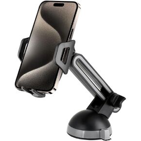 Geekstop Universal Car Phone Mount: Secure & Adjustable Holder for Smartphones and GPS Devices