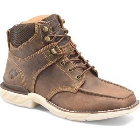 PHANTOM RIDER Men's Brunel Moc Toe Boot, Industrial and Construction Footwear for Durability & Comfort