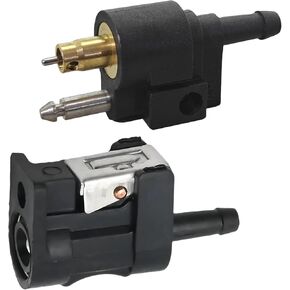 1/4 Inch Female and Male Engine Fuel Hose Pipe Joint for Yamaha Outboard End Fuel Tank 6mm Fuel Connector Replace 6G1-24304-10