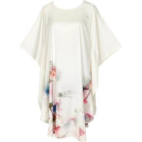 Pajamas, Bathrobe Pajamas, Kimono Robes, Classic Bat Sleeves - Flower Pattern