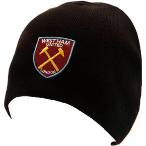 Foco West Ham United FC Beanie Black ، Black ، مقاس واحد