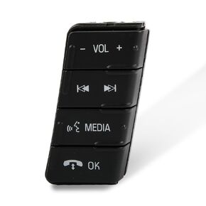 مفتاح التحكم في صوت عجلة القيادة يتوافق مع Ford F-150 2011 2012 2013 ، مفاتيح التحكم في الحجم Assemblyreplace# al3z-9c888-Ca al3z9c888ca SW6880 SW-6880