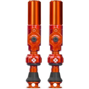 صمامات BIG BARE BORE HYBRID HYBRID HYBRID ، قبعات قزحية 35 مم - دقة هندسية للدراجات مع تقنية تدفق الهواء الثوري - قبعات صمام Schrader للدراجات MTB/ROAD/ROADLY بدون أنبوب