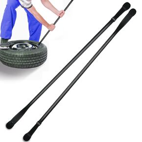 إطارات جبل و demount الحديد - 2 PCS أشرطة الإطارات للإطارات شبه الإطارات ， أداة إزالة الإطارات لإطارات الإطارات التي لا أنبوك