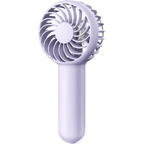 Gaiatop Mini Portable Fan ، 3 Speed ​​Strow Handheld Fan ، 2000mAh Battery تعمل بتصميم لطيف معجبي صغير صغير ، USB إعادة شحن الرموش.