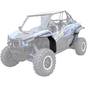 HAKA TOUGH Wider Extended Fender Flares for Kawasaki Teryx KRX 1000 2 Door 2020-2025, Front & Rear XXL Mud Flaps Mud Guards Extension Accessories, Replace OEM # 99994-1324, 8PCS