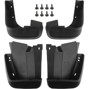 BOXI (Set of 4) Front and Rear Side Mud Flaps Splash Guards Mudflaps Fits for Honda Civic 2006 2007 2008 2009 2010 2011 Sedan 4-Door (Not fit Coupe Models)