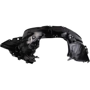 TRQ Front Right Inner Fender Liner Black Passenger Side Compatible with 2013-2019 Nissan Sentra NI1249133