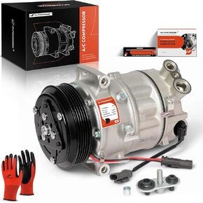 A-Premium Air Conditioner AC Compressor with Clutch Compatible with Chevrolet Equinox & GMC Terrain, 2015 2016 2017, 2.4L