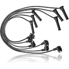 Ignition Spark Plug Wires Set Compatible with Ford Explorer 2002-2010, Explorer Sport Trac 2007-2010 & Fit for Mercury Mountaineer V6 4.0L 2001-2010 Replaces# 3U2Z12259D, WR6096 (Set of 6)