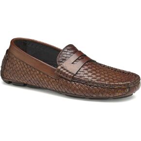 Johnston & Murphy Dayton المنسوج بيني بني براون إيطالي العجل 10.5 م