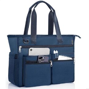 Utility Tote Bag For Women, Teacher Shoulder Bag with Multiple Pockets, Laptop Handbag with Zipper for Gym, Work,Travel,Best Teacher/Women Gift