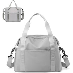 Travel Tote Bag Weekend Bag Sports Gym Yoga Bag Travel Tote Bags for Women with Trolley Sleeve Nylon Tote Purse