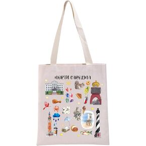 G2TUP North Carolina Gift Lover Tote Bag Tourist Travel Bag