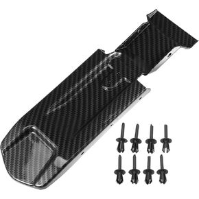 ACROPIX Motorcycle Rear Tail Mud Guard Fender Mudguard Modified Mud Flap Protector Carbon Fiber Patter Black Fit for Surron X160 - Pack of 1