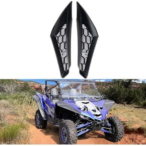هاكا العجلة الخلفية الصعبة بئر البئر من Yamaha YXZ 1000R /SS /SS الملحقات الأسود Splash Fender Guard متوافق مع Yamaha YXZ 1000 2019-2023 ، 2pcs