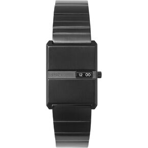 Breda 'Pulse' Black Plated Stainless Steel Watch