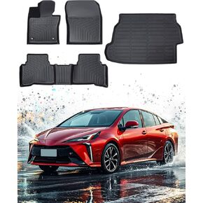 2023 2024 2025 for Toyota Prius All Weather Floor Mats Cargo Liner, Car Floor Mat for 5th Gen pruis 2023-2025, Non-Slip Waterproof Floor Liner Car Accessories for Prius LE XLE Limited Prime