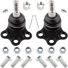 BOXI 2pcs Front Upper Ball Joint Set Fit for Dodge Ram 1500 2000-2001 (RWD) / for Dodge Ram 2500 2000 2001 2002 (RWD) / for Dodge Ram 3500 2000 2001 2002 (RWD) | K7366