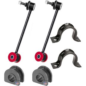 6PC Rear Sway Bar Links + Bracket/Bushing Kit FITS Escalade 2007-2019 2WD 4WD, Avalanche 2007-2013, Tahoe 2000-2006, Yukon 2000-2006, Yukon 1500 2000-2006, K6700 K6476 88891781