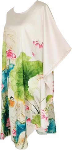 Pajamas, Bathrobe Pajamas, Kimono Robes, Classic Bat Sleeves - Flower Pattern in Kuwait