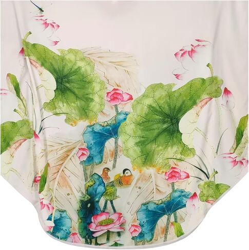 Pajamas, Bathrobe Pajamas, Kimono Robes, Classic Bat Sleeves - Flower Pattern in Kuwait
