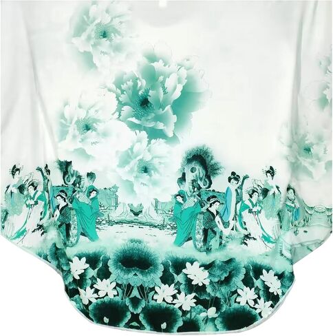 Pajamas, Bathrobe Pajamas, Kimono Robes, Classic Bat Sleeves - Flower Pattern in Kuwait